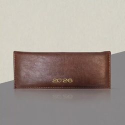 Scholar SLIM DIARY 2026 - Weekly - Tan - 304-T